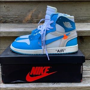 Off White Air Jordan 1 UNC size 10